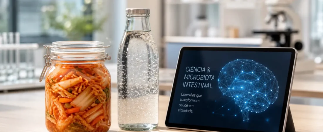 O Eixo Intestino-Cérebro: Como a Sua Microbiota Controla a Mente e a Performance