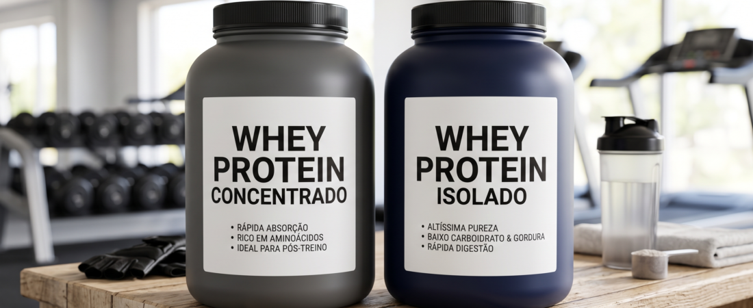 Whey Protein Isolado vs. Concentrado: Qual Escolher para o Seu Objetivo?