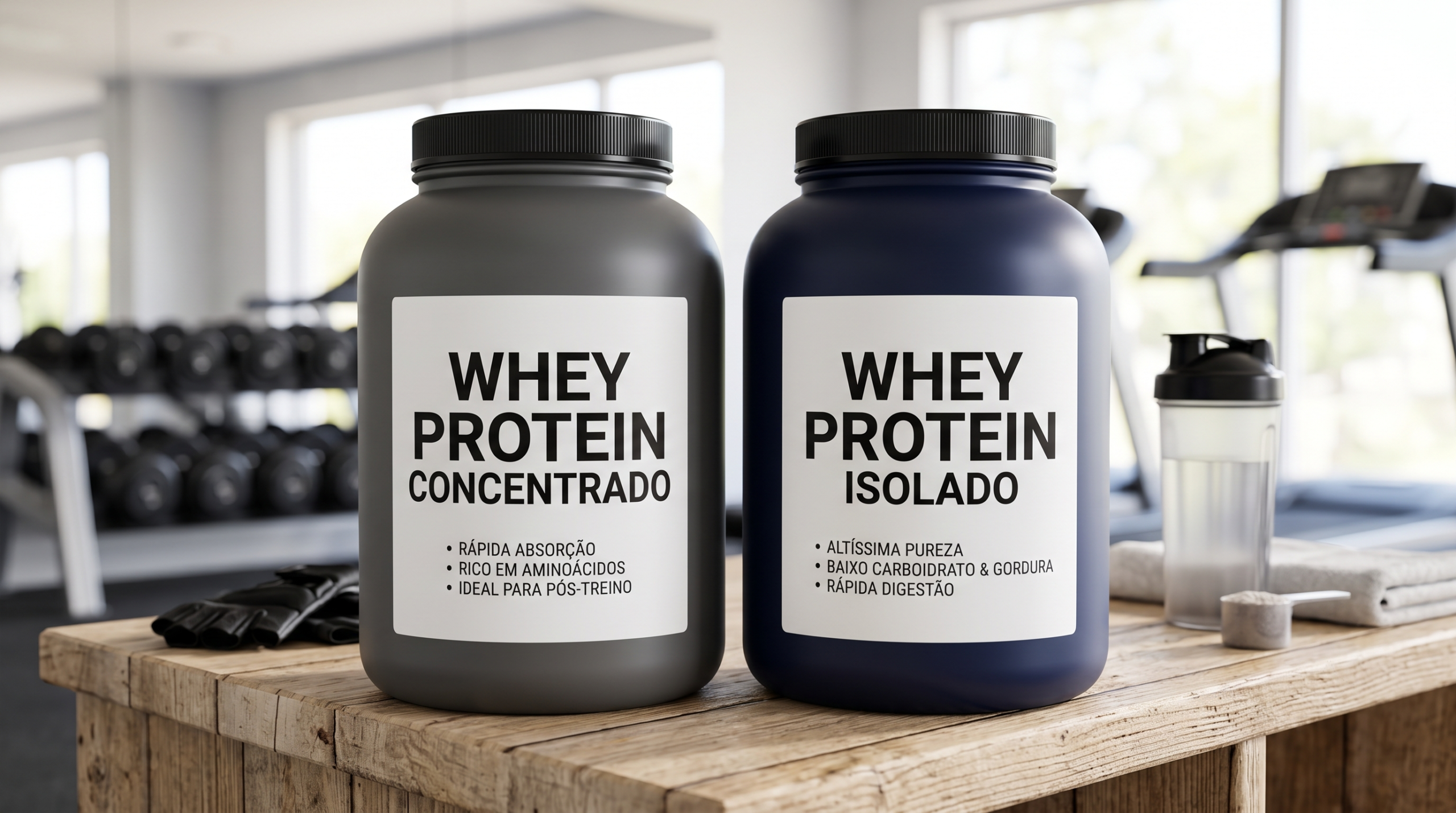 Whey Protein Isolado vs. Concentrado: Qual Escolher para o Seu Objetivo?